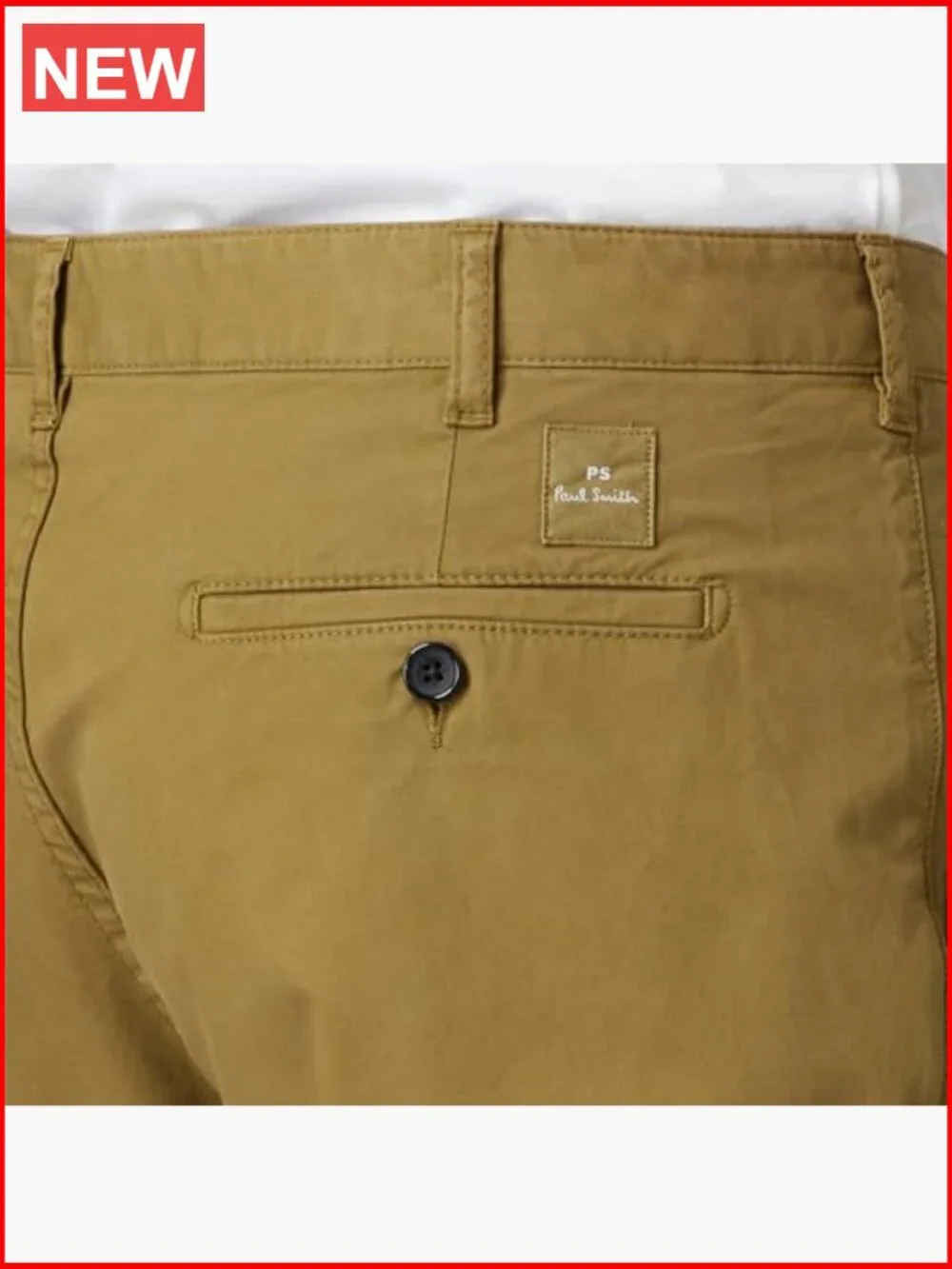 Men's Pima Stretch-Cotton Garment-Dyed Shorts - Picture 3 of 3
